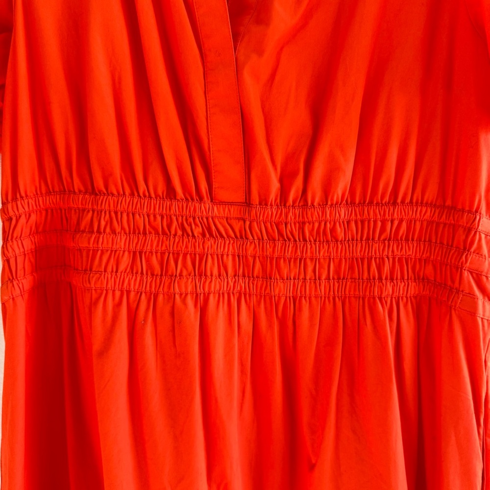 Quince 100% Organic Cotton Poplin Tiered Maxi Dress size Large - Picture 6 of 13